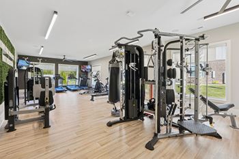 24 Hour state-of-the-art fitness center with free weights